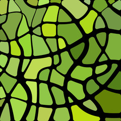 abstract vector stained-glass mosaic background