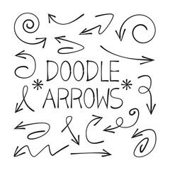 doodle and sketch arrows