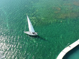 sailing in the lake of konstanz / Segeln im Bodensee