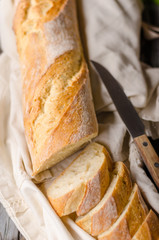 Fresh baguette delish crispy