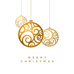 Vector Christmas greeting card design