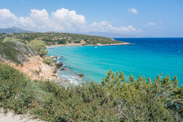 a view of crete island in greece