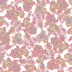 ペイズリーのシームレスパターン,