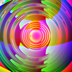 Farbige Muster und Formen