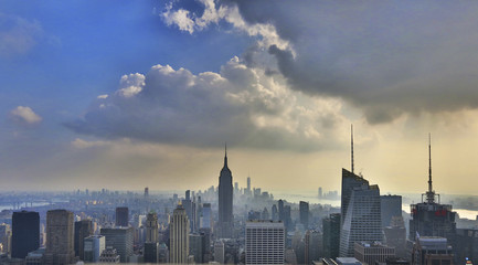 Fototapeta na wymiar Sky over Manhattan