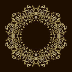 Round design element. Can be used for wallpaper, background, surface texture
