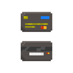 Pixel bank card fore games and network