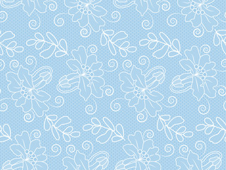 Floral lace pattern