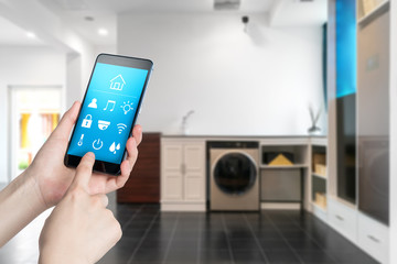 Use smart home apps on smart phones
