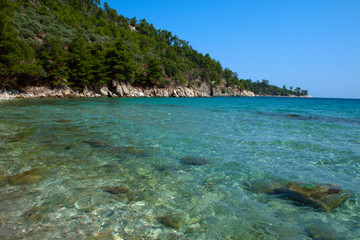 Thassos island, Greece, beautiful seascape