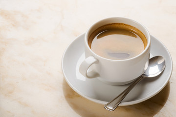 Hot drink for cozy morning