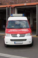 Einsatzfahrzeug der Werkfeuerwehr