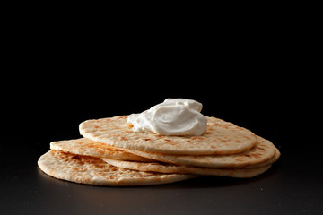 Cakes with sour cream