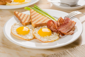 Bacon and green onions