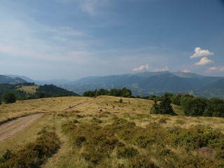 view of a mountain landscape