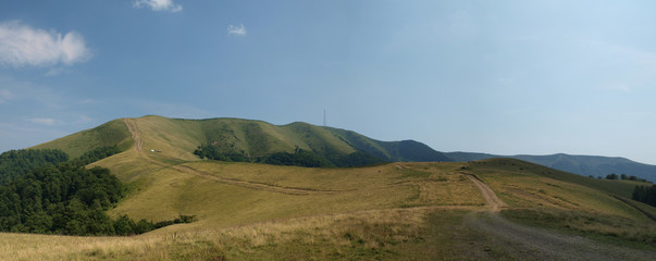 Karpatian panorama view