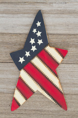 Fototapeta premium Retro patriotic USA background