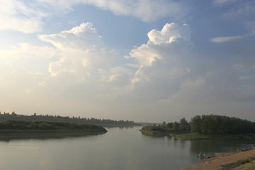  River landscape in China