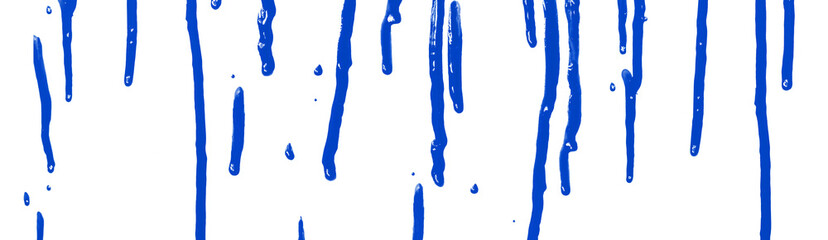 Background with as blue paint flows close-up. Background for design