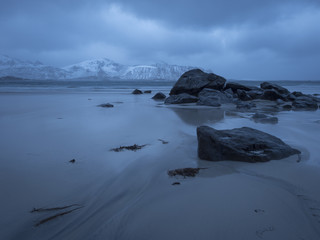 Norway, Lofoten beach