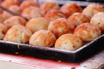 Takoyaki is Japanese snack