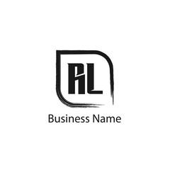 Initial Letter RL Logo Template Design