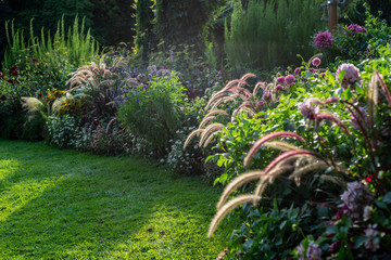 D, Bayern, Augsburg, Botanischer Garten im Spätsommer