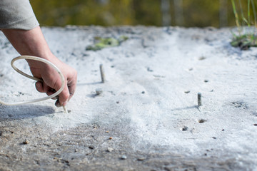 bolting blowing holes