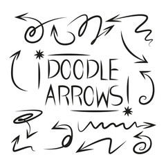 doodle and sketch arrows