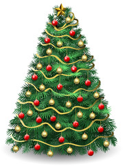 Christmas tree illustrations
