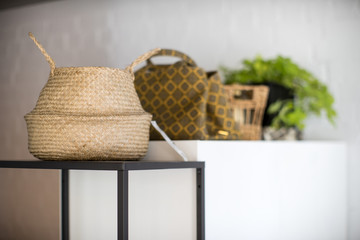 Decor items in the modern interior of the apartment. © Aleks Kend