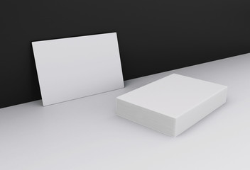 3d Business card, Mockup.