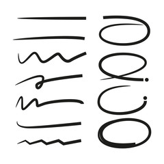 brush lines and circles