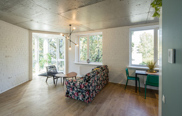 Rest zone in a modern apartment. Reading area in studio apartments.  © Aleks Kend