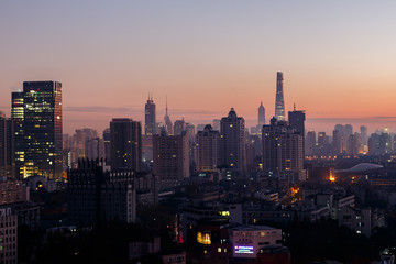 Dawn at Shanghai