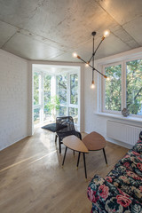 Rest zone in a modern apartment. Reading area in studio apartments.  © Aleks Kend