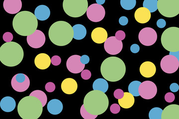 Naklejka na ściany i meble Different color circles. Simply geometric pattern. Copy space for your logo text and design. Abstract background