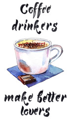 Coffee drinkers make better lovers