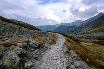 hiking trail in tatra mountains in Slovakia © Martins Vanags