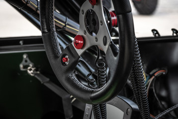 Dragster on the speedway