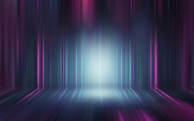 Abstract light effect texture blue pink purple wallpaper 3D rendering