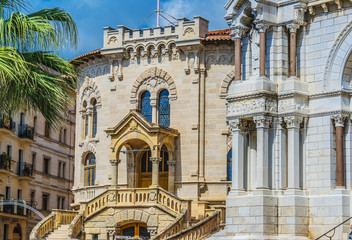 Palace of Justice in Monaco on French Riviera