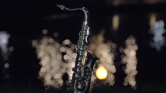 Saxophone Slow Motion Moscow City
