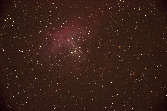 Nebula of the Eagle, M16. Nebula of emission located in the Constellation of Serpens.