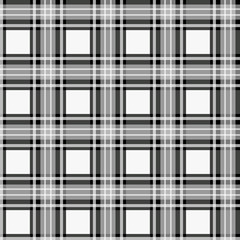 Black white check pixel square fabric texture seamless pattern