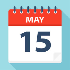 May 15 - Calendar Icon