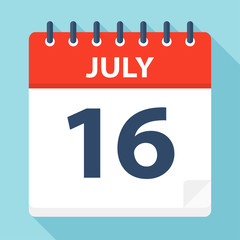 July 16 - Calendar Icon