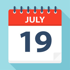 July 19 - Calendar Icon