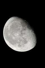 Obraz premium The Moon in the waning phase.