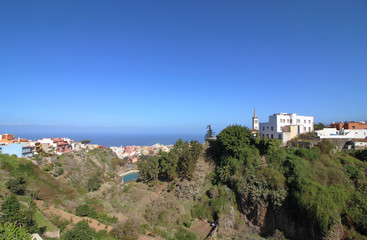 Fototapeta na wymiar Vista aérea de Los Realejos, Tenerife, España